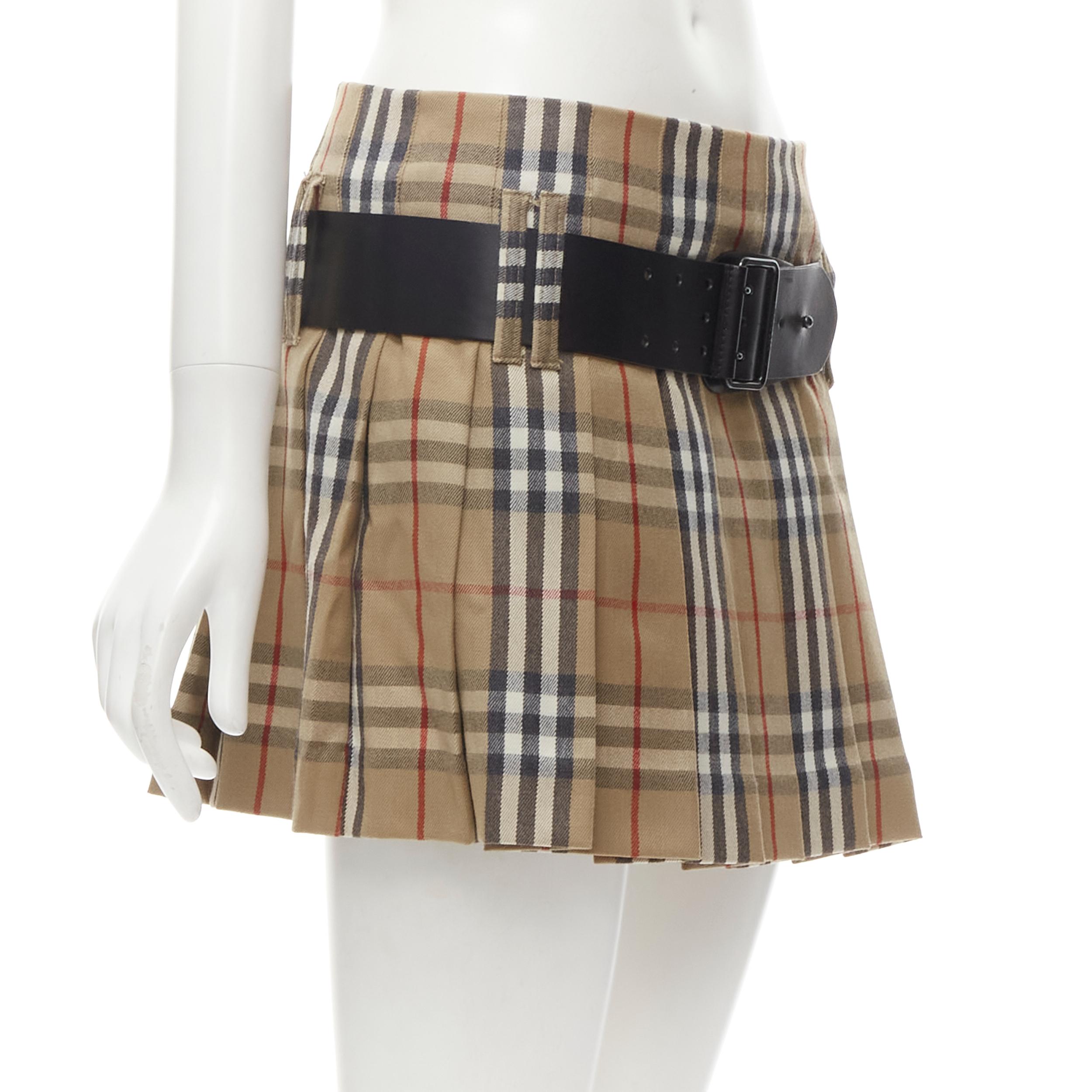 burberry mini skirt