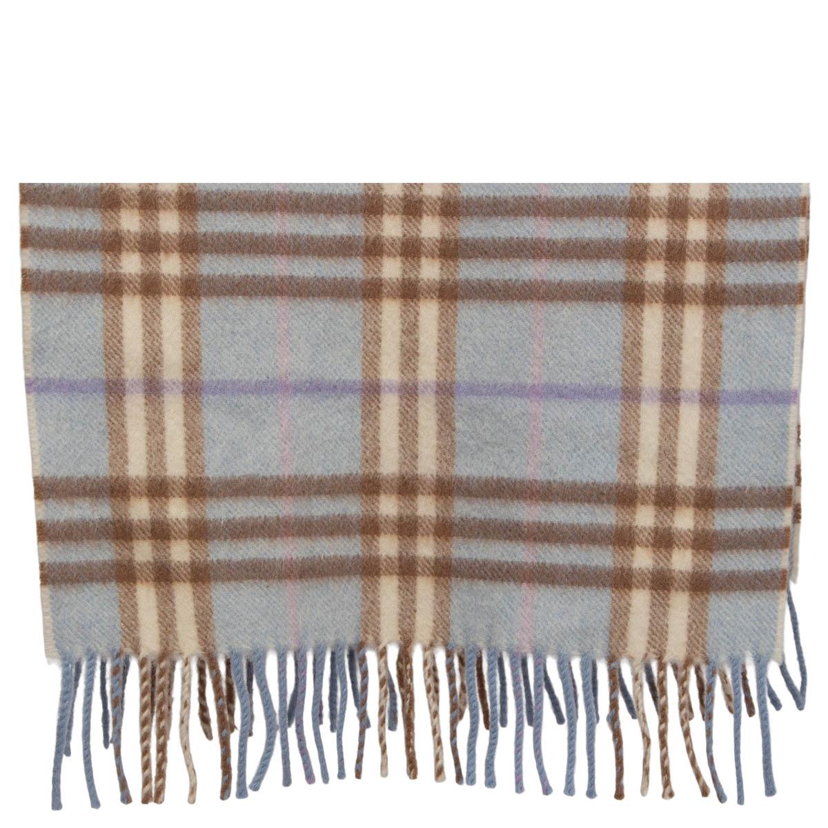 burberry blue cashmere scarf