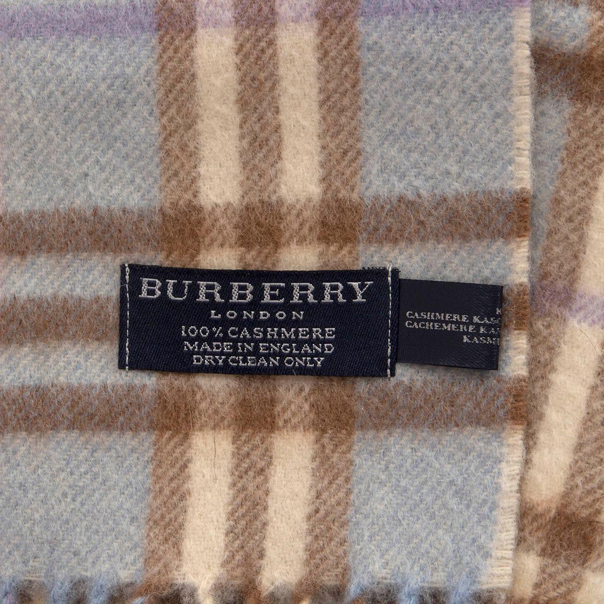 light blue burberry scarf