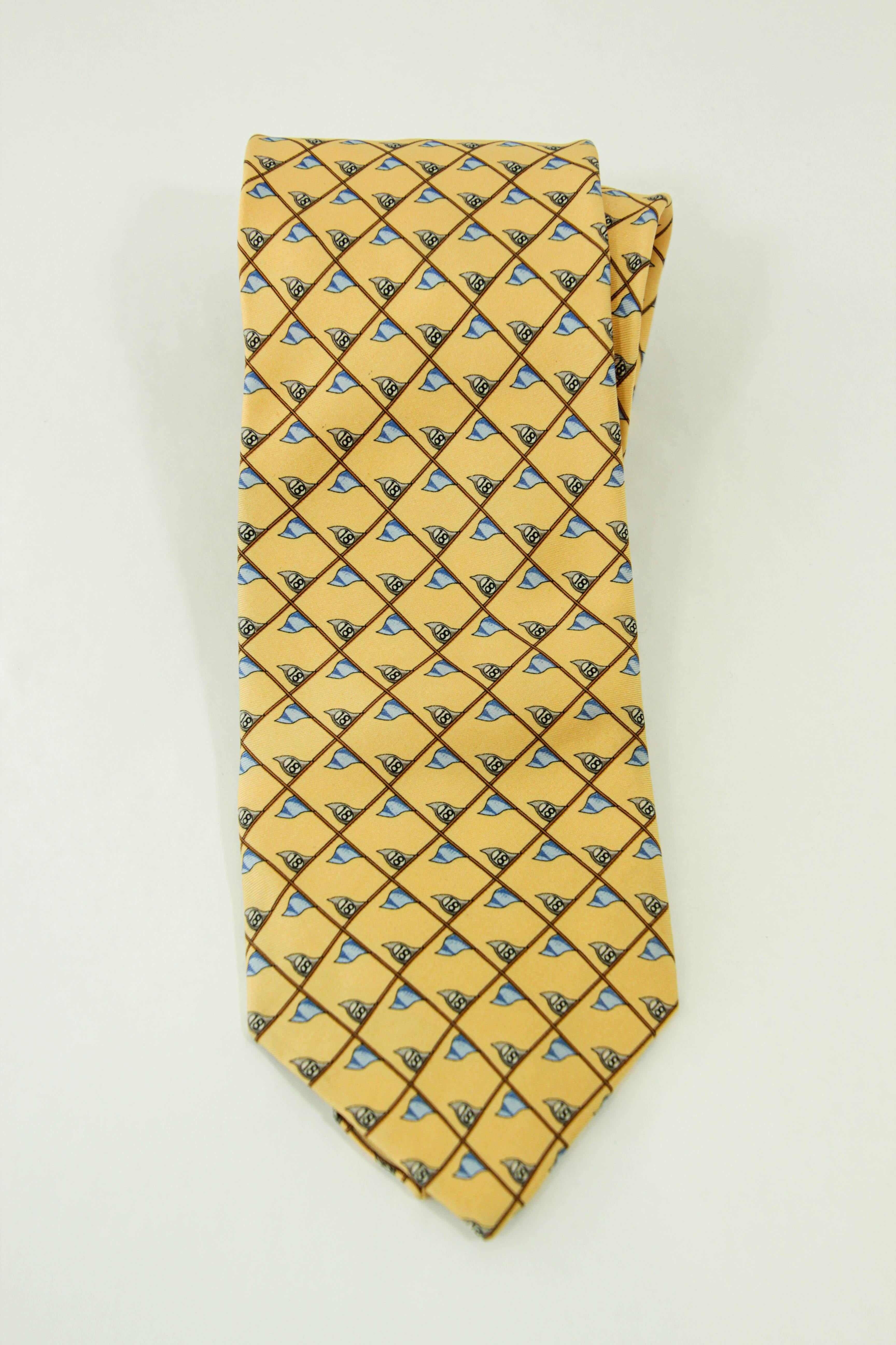 Burberry London Limited Edition Silk Tie For Sale 7