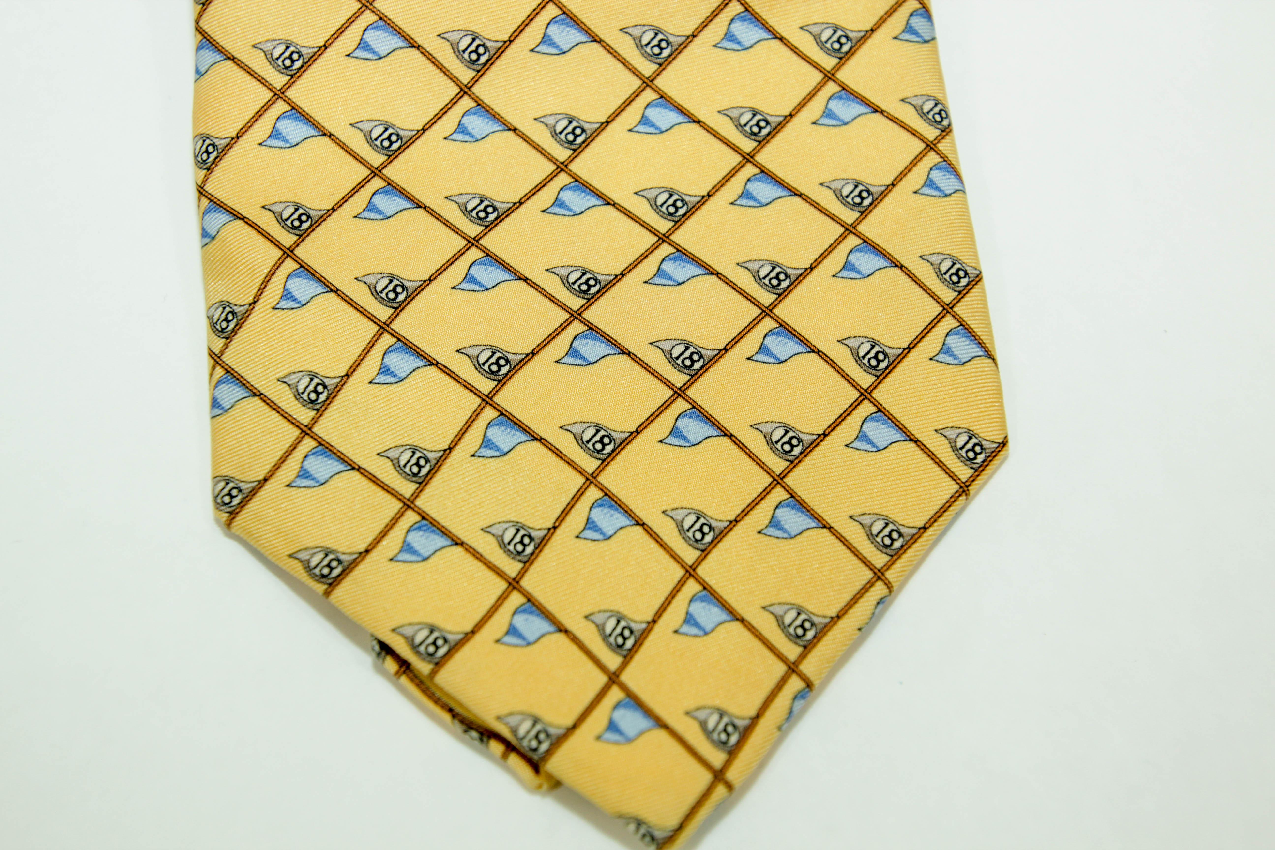 Burberry London Limited Edition Silk Tie In Good Condition For Sale In North Hollywood, CA