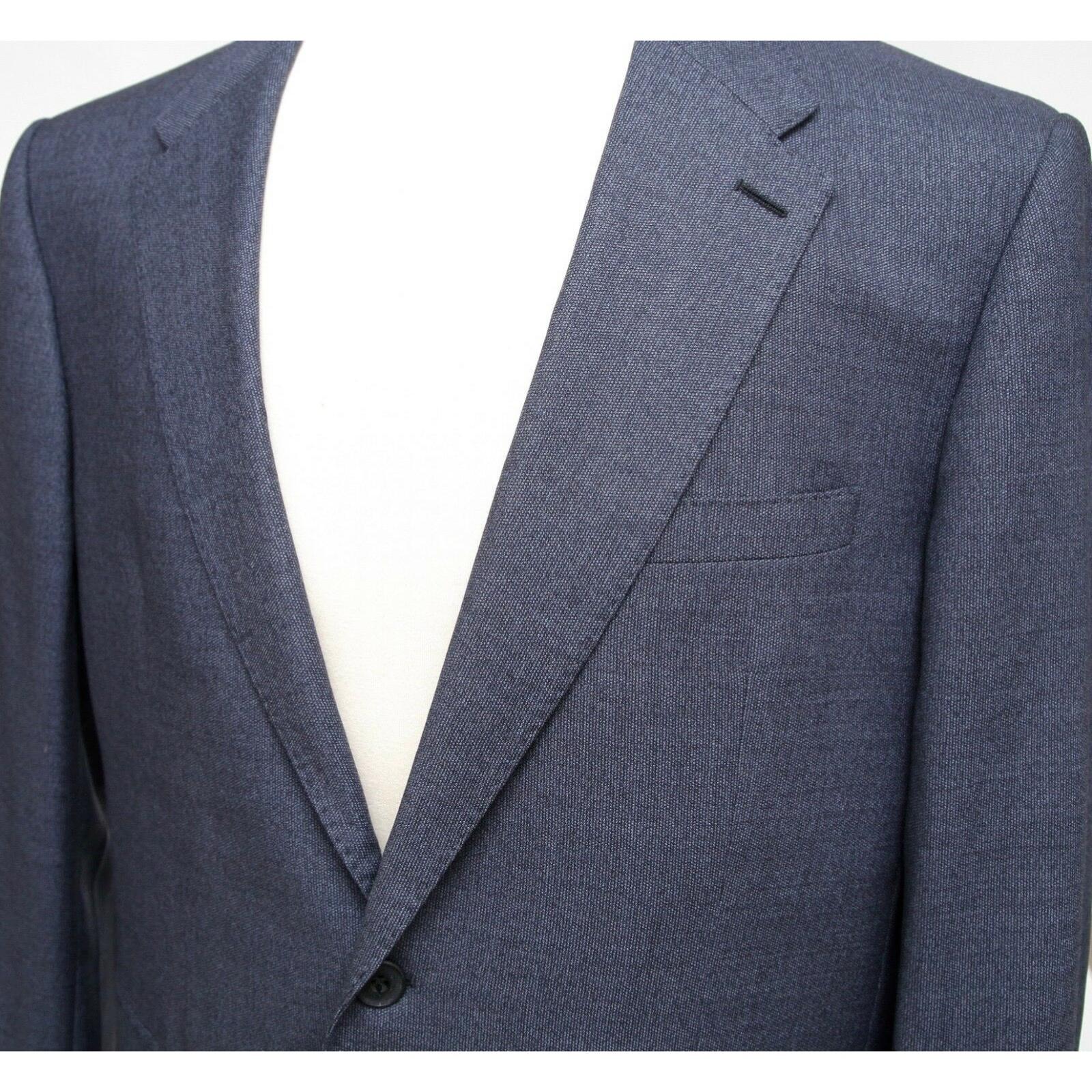 Blazer en laine bleu BURBERRY LONDON pour hommes, taille 54R Excellent état - En vente à Hollywood, FL