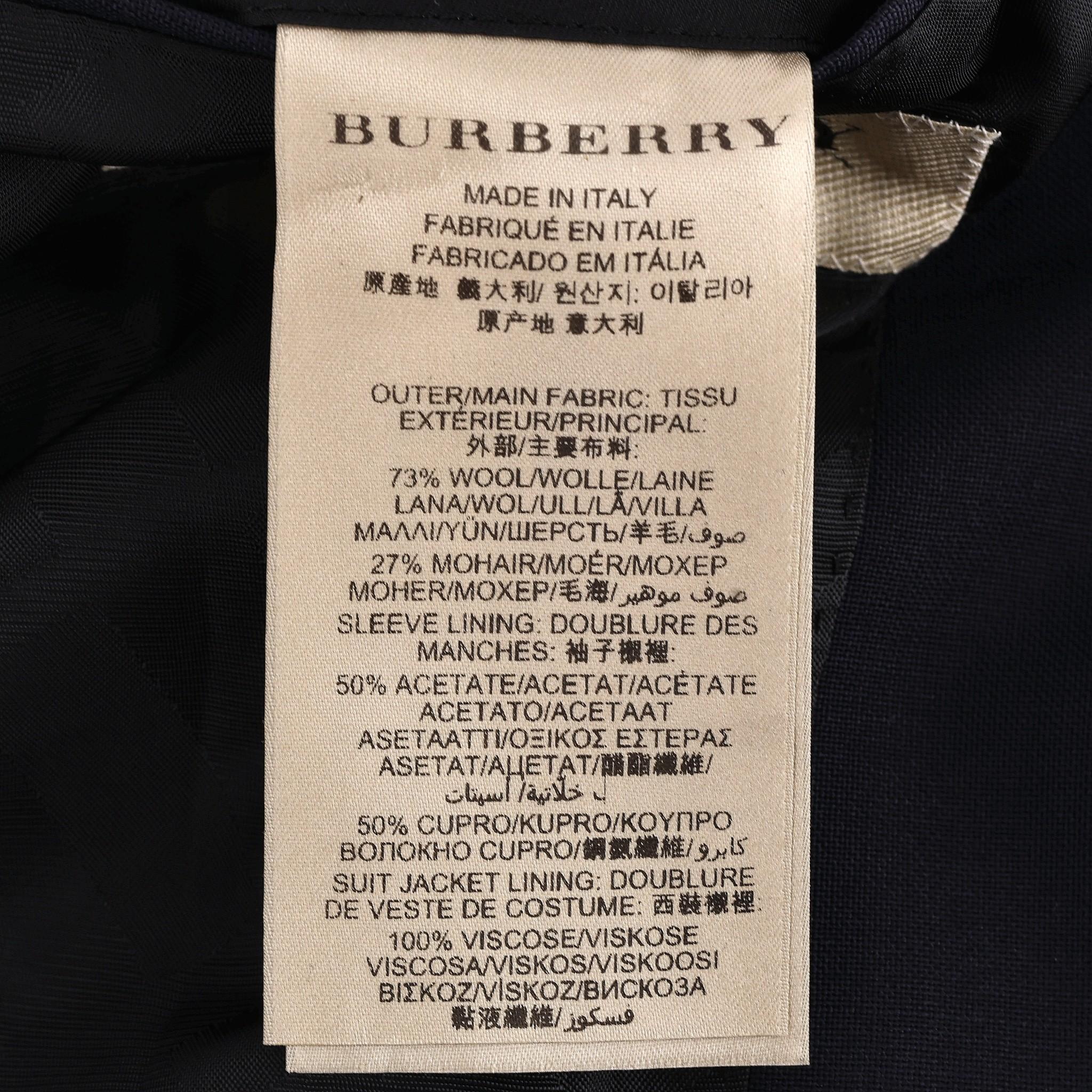 Giacca in lana e mohair Burberry London in vendita 3