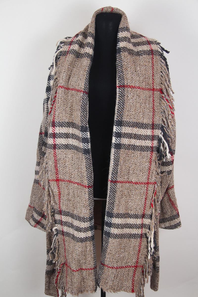 Cappotto in lana Burberry London Nova Check In condizioni buone in vendita a Алматинский Почтамт, KZ