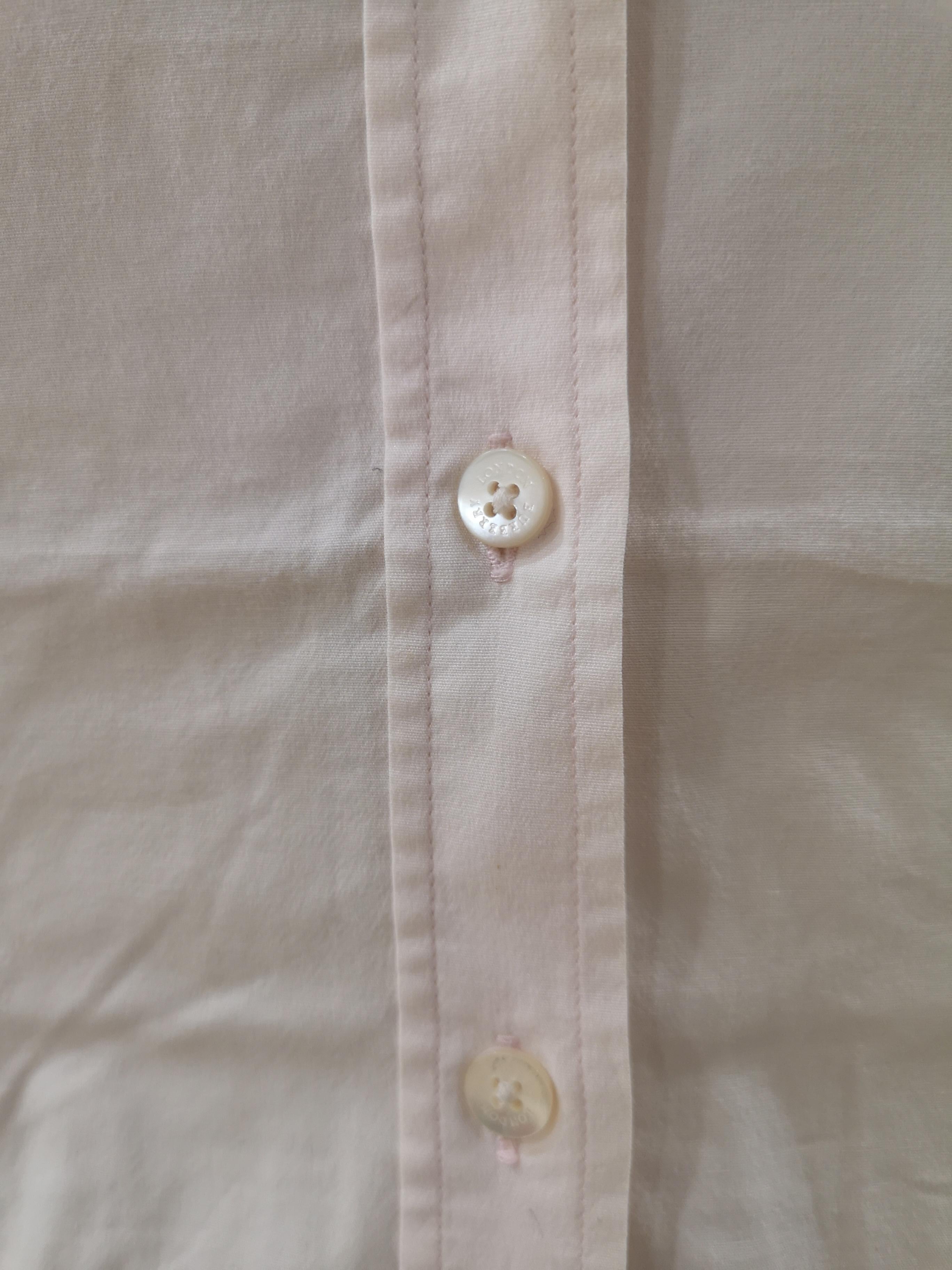 Brown Burberry London pink cotton shirt