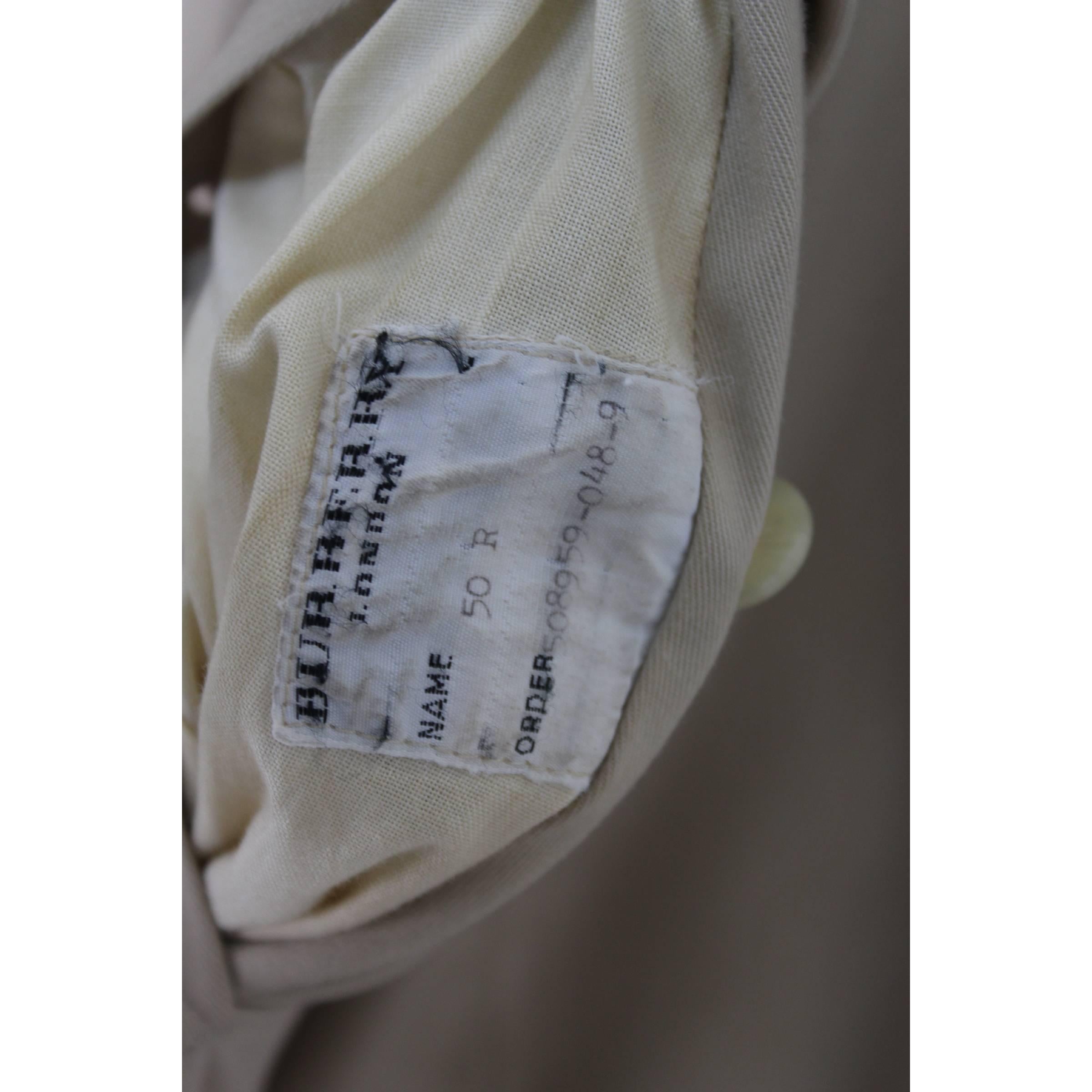  Burberry London Raincoat Trench Cotton Vintage Beige For Sale 3