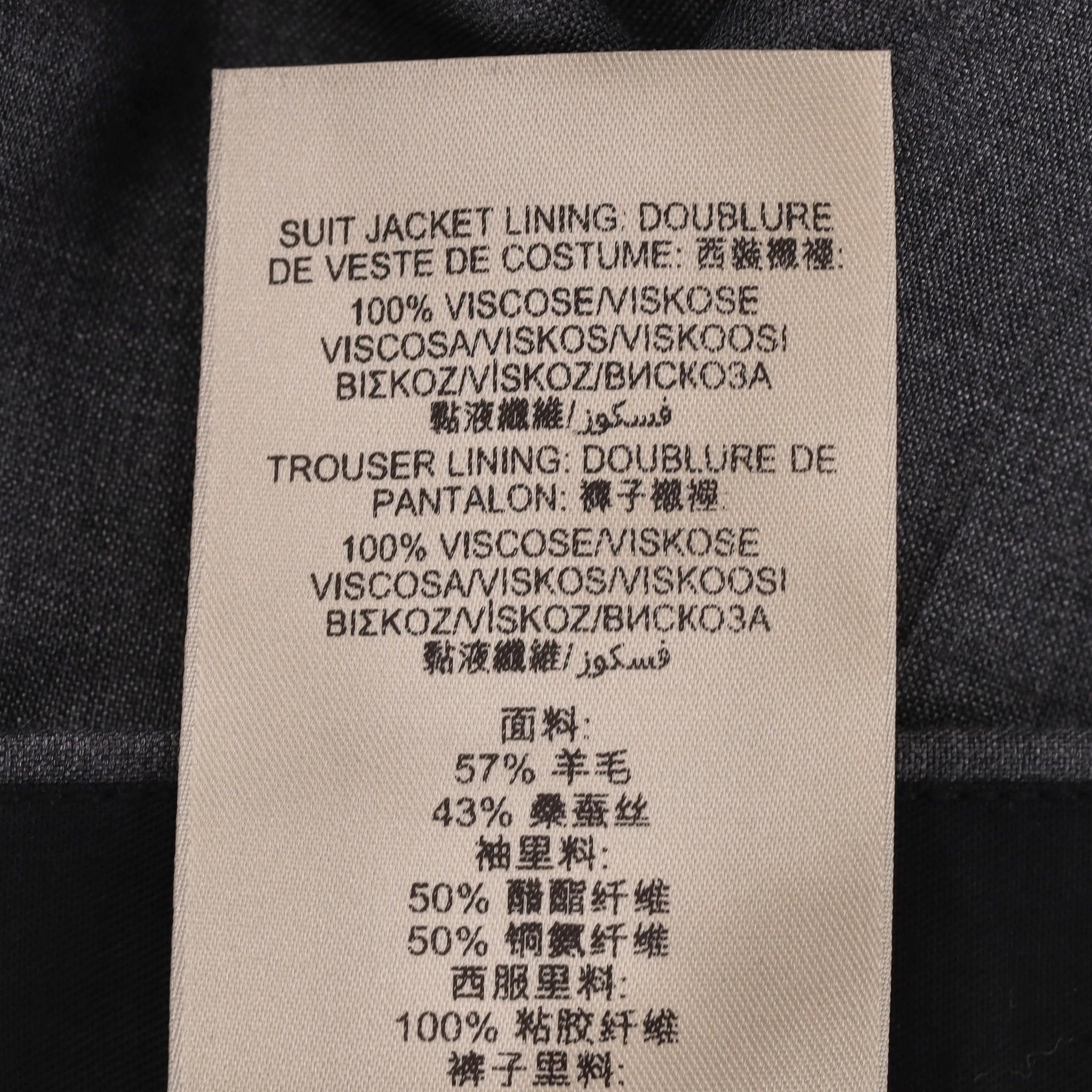 Burberry London Silk & Wool Blend Two-Piece Suit For Sale 6