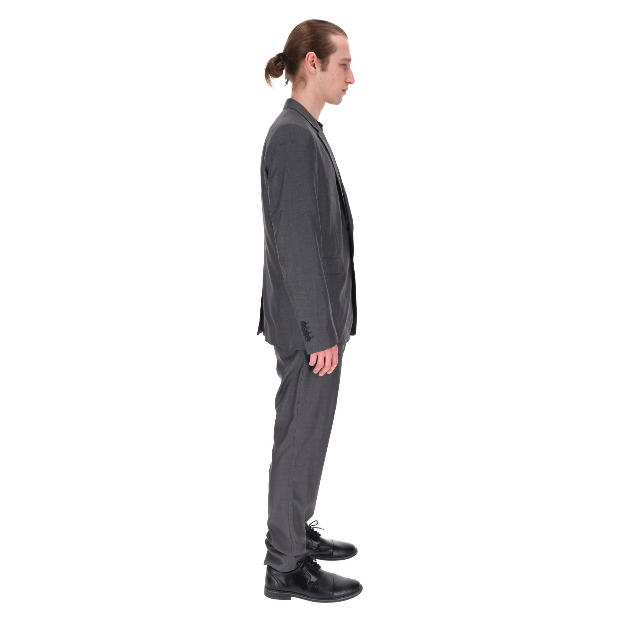Black Burberry London Silk & Wool Blend Two-Piece Suit For Sale