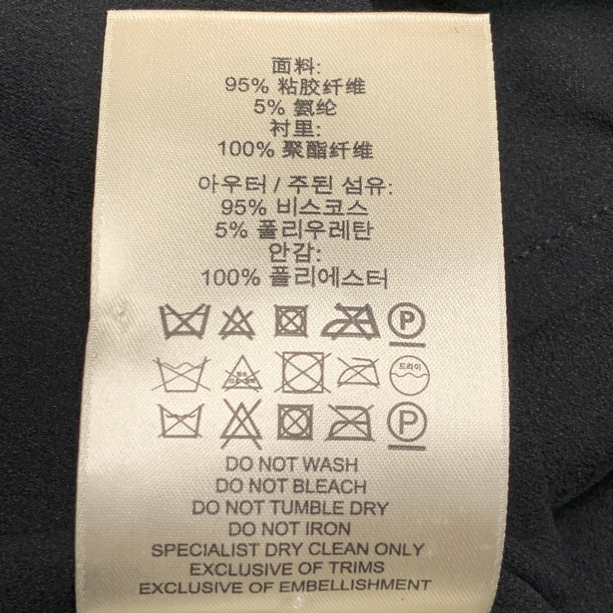 BURBERRY LONDON Größe 2 Schwarzes Cocktailkleid aus Viskosemischung mit Pailletten im Angebot 3