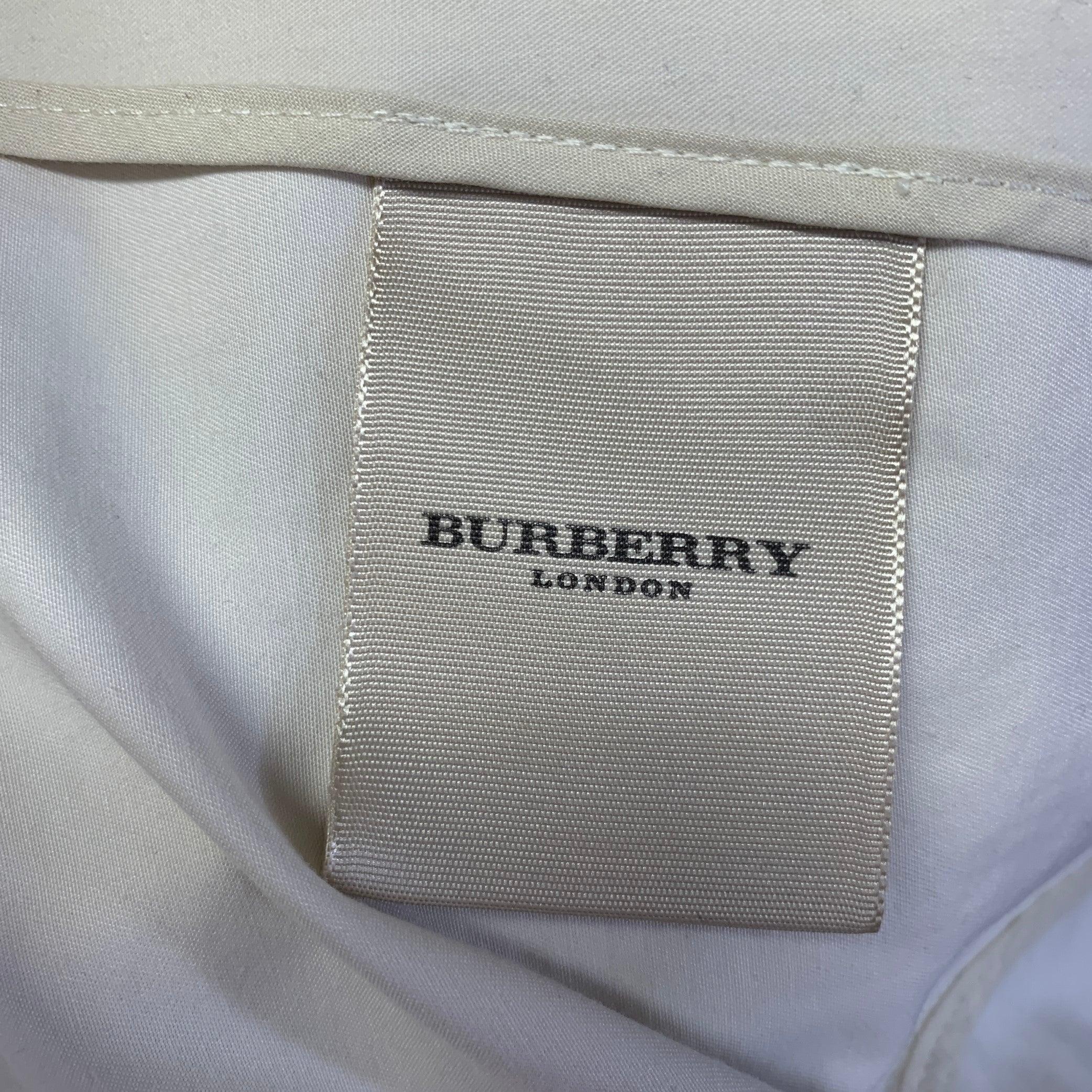 BURBERRY LONDON Size 42 Beige Cotton Raglan Coat For Sale 3