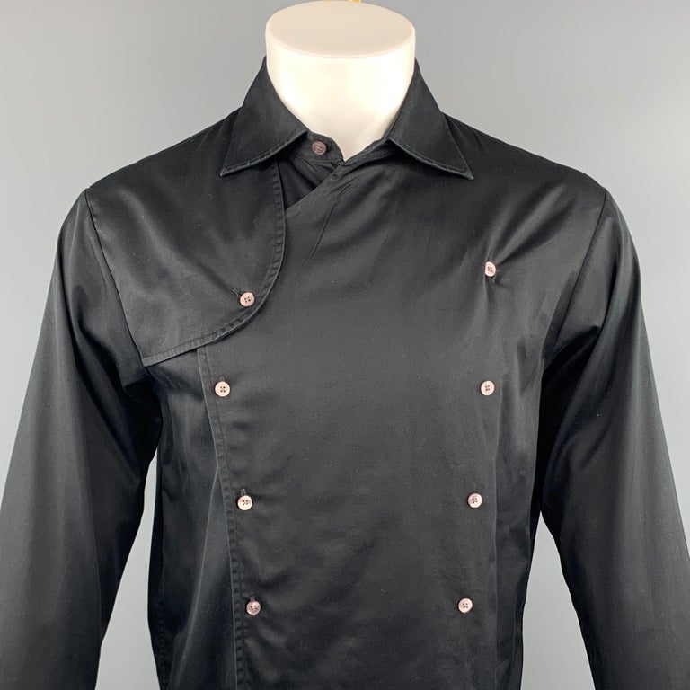 burberry long sleeve shirt black