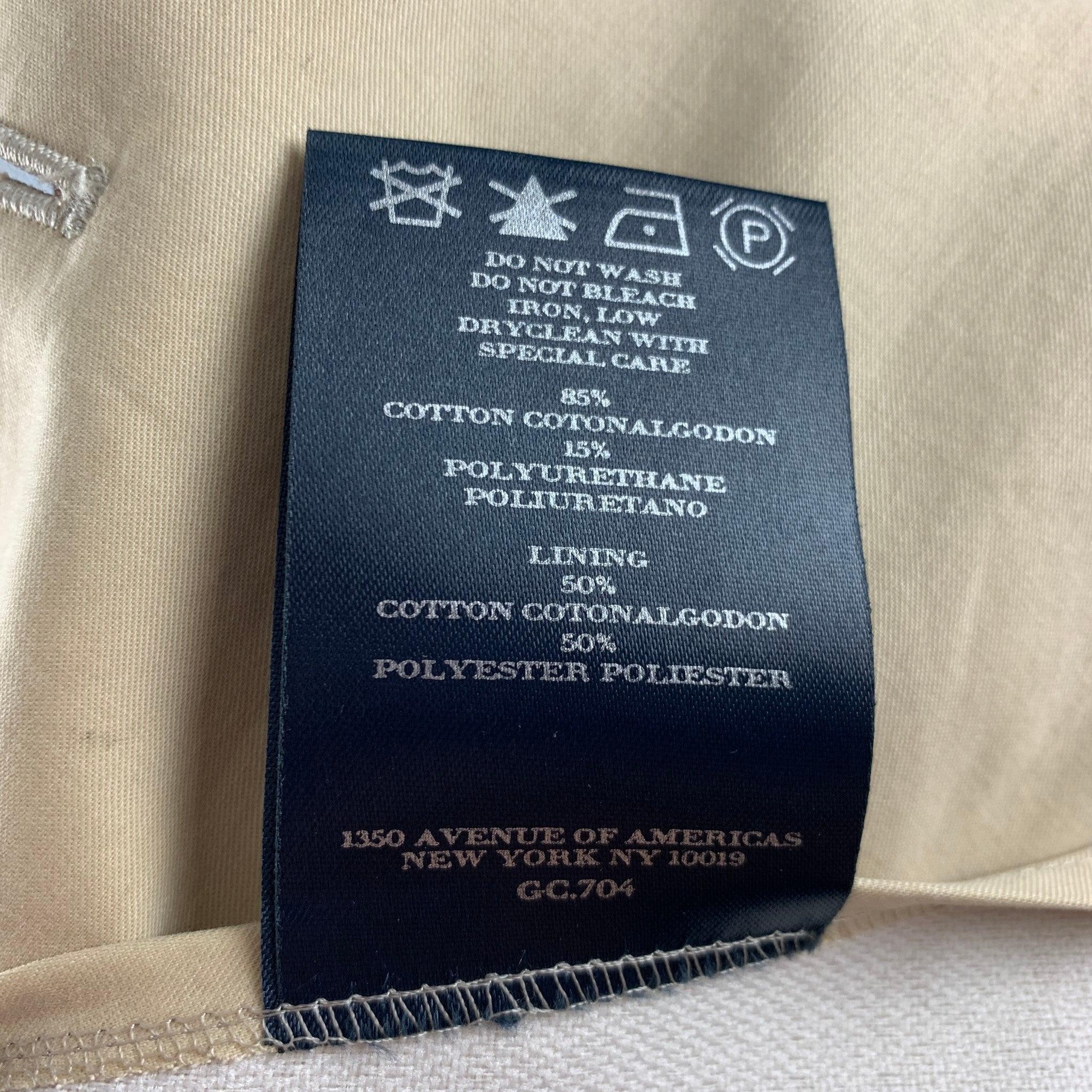 BURBERRY LONDON Size M Khaki Solid Cotton Polyester Trenchcoat 3