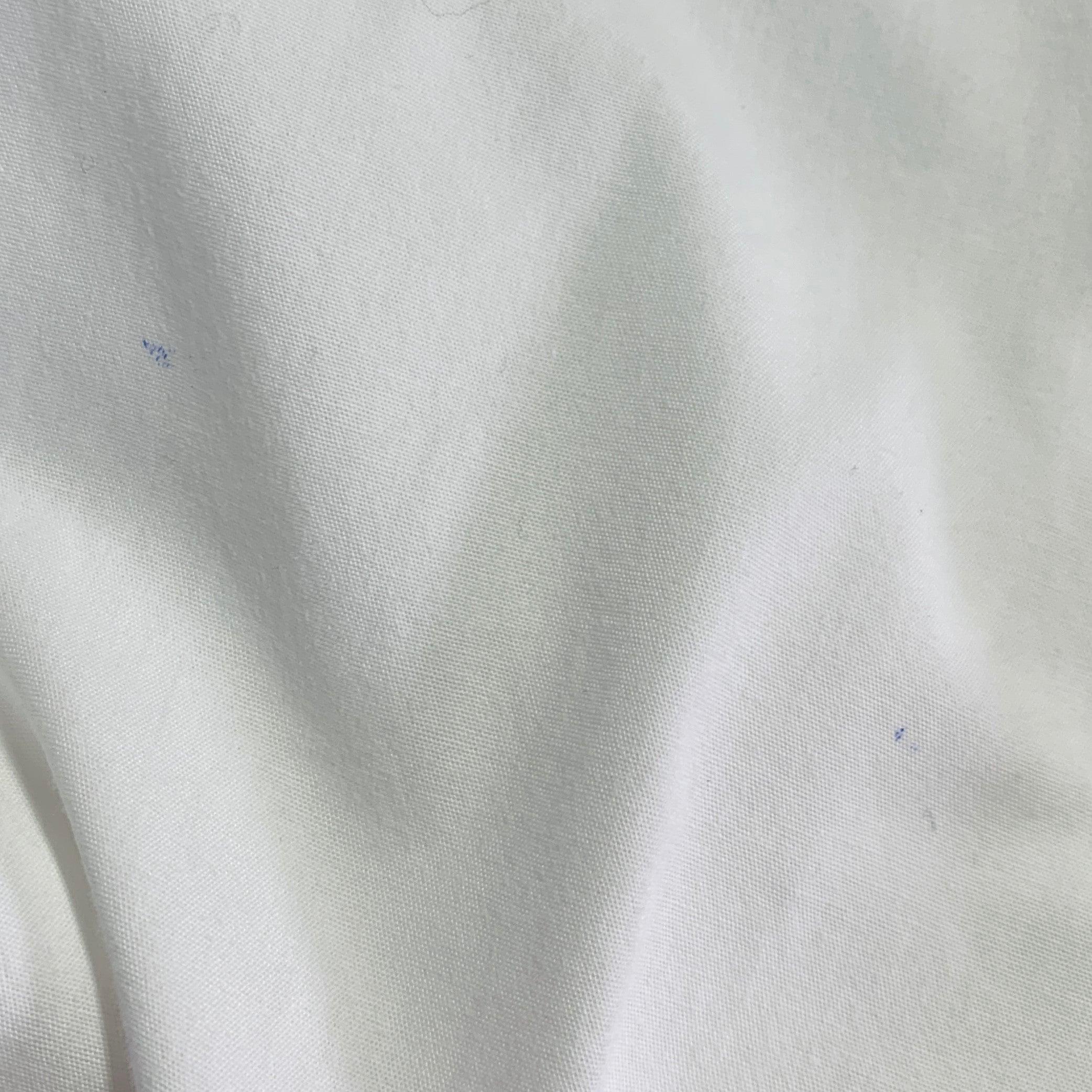 BURBERRY LONDON Taille S Chemise à manches longues en coton blanc à une poche Pour hommes en vente