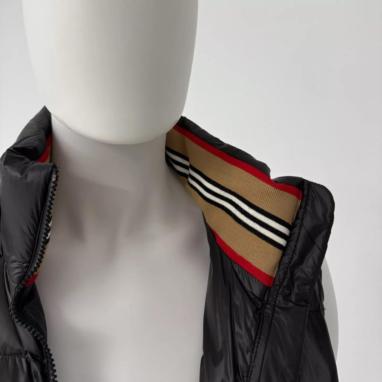 Burberry London Sleeveless Padded Men Jackets Black Size Xxl For Sale 1