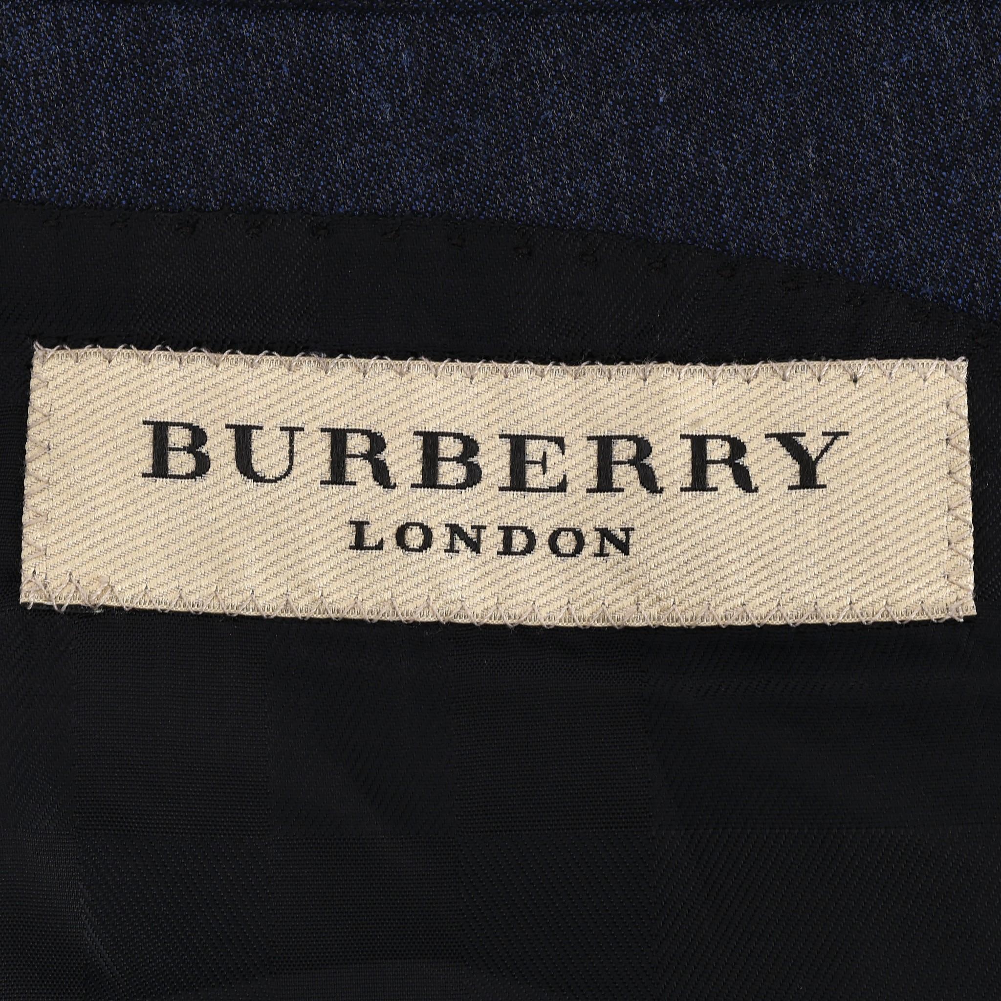 Giacca sartoriale in lana Burberry London in vendita 2