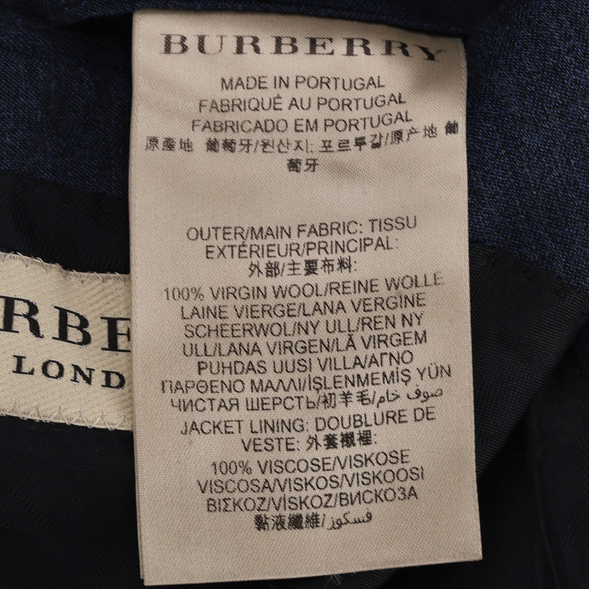 Giacca sartoriale in lana Burberry London in vendita 3