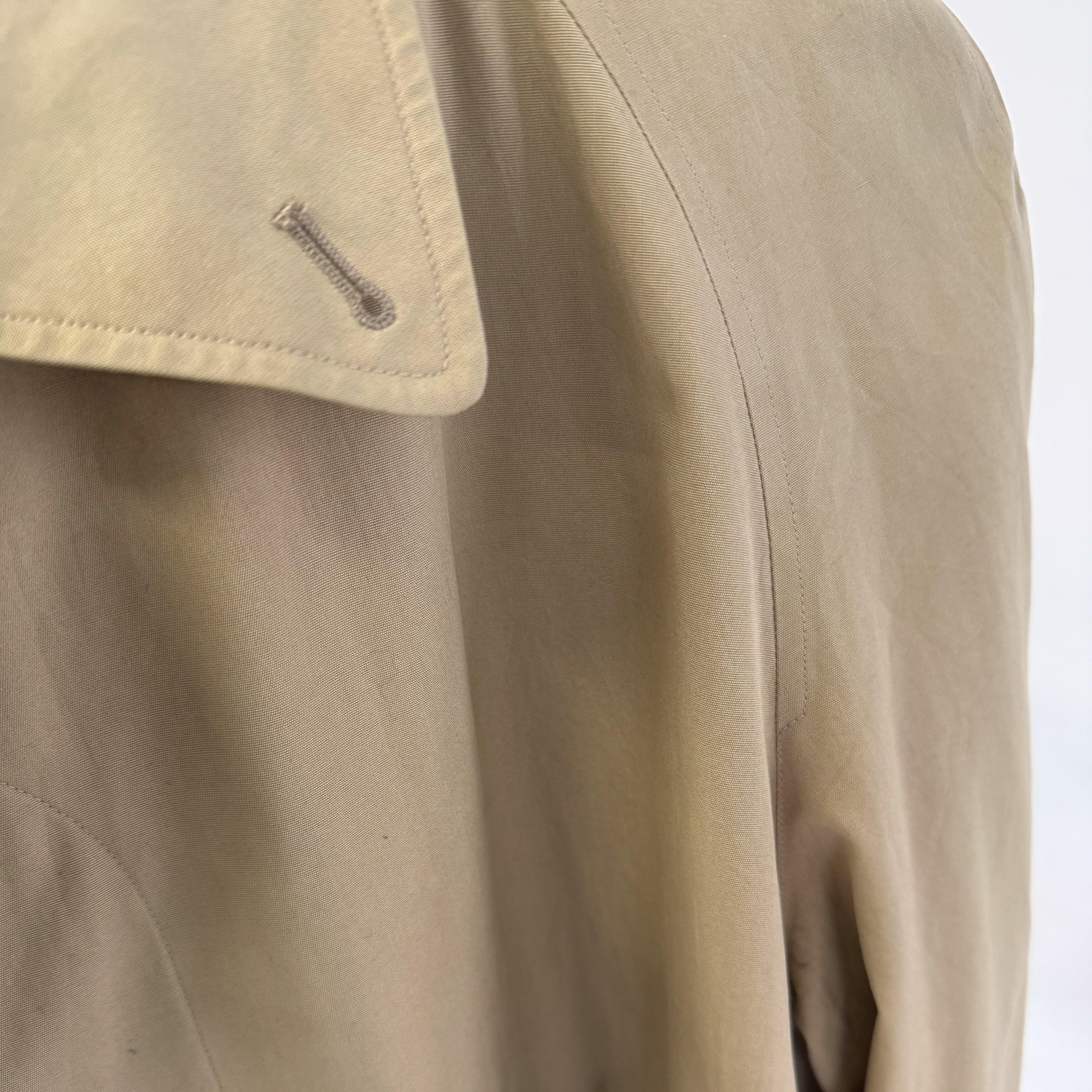 Burberry London Trench Coat Women's Jacket Size L For Sale 2