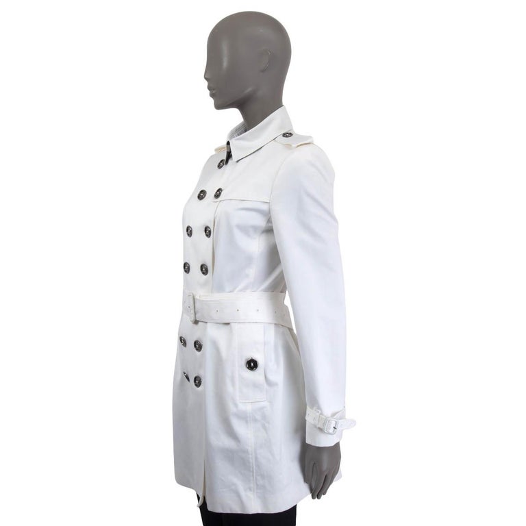 Burberry London Navy Short Trench Jacket - X-Small