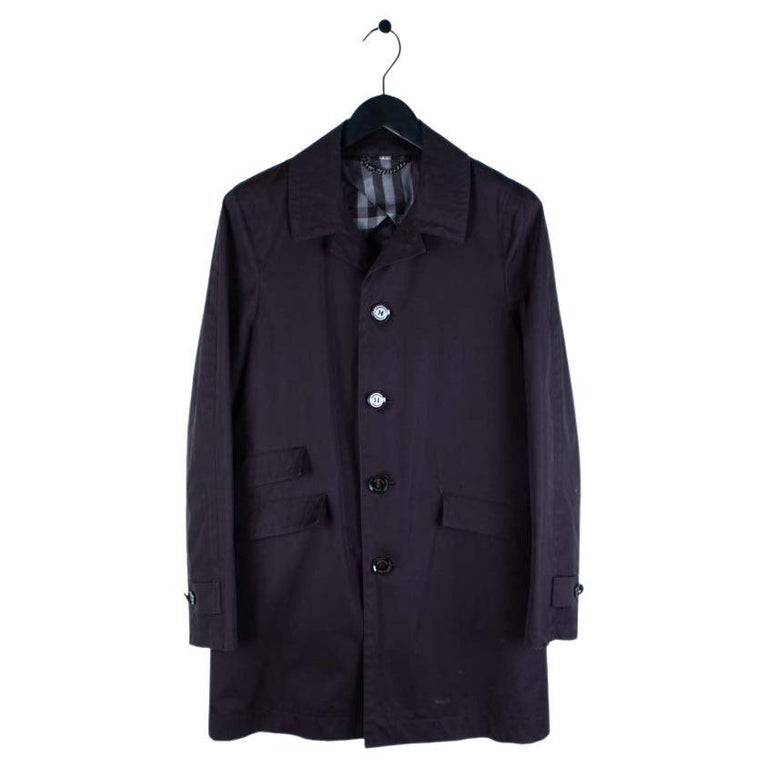 London with belt Men Trench Coat Size S089 Sale at 1stDibs
