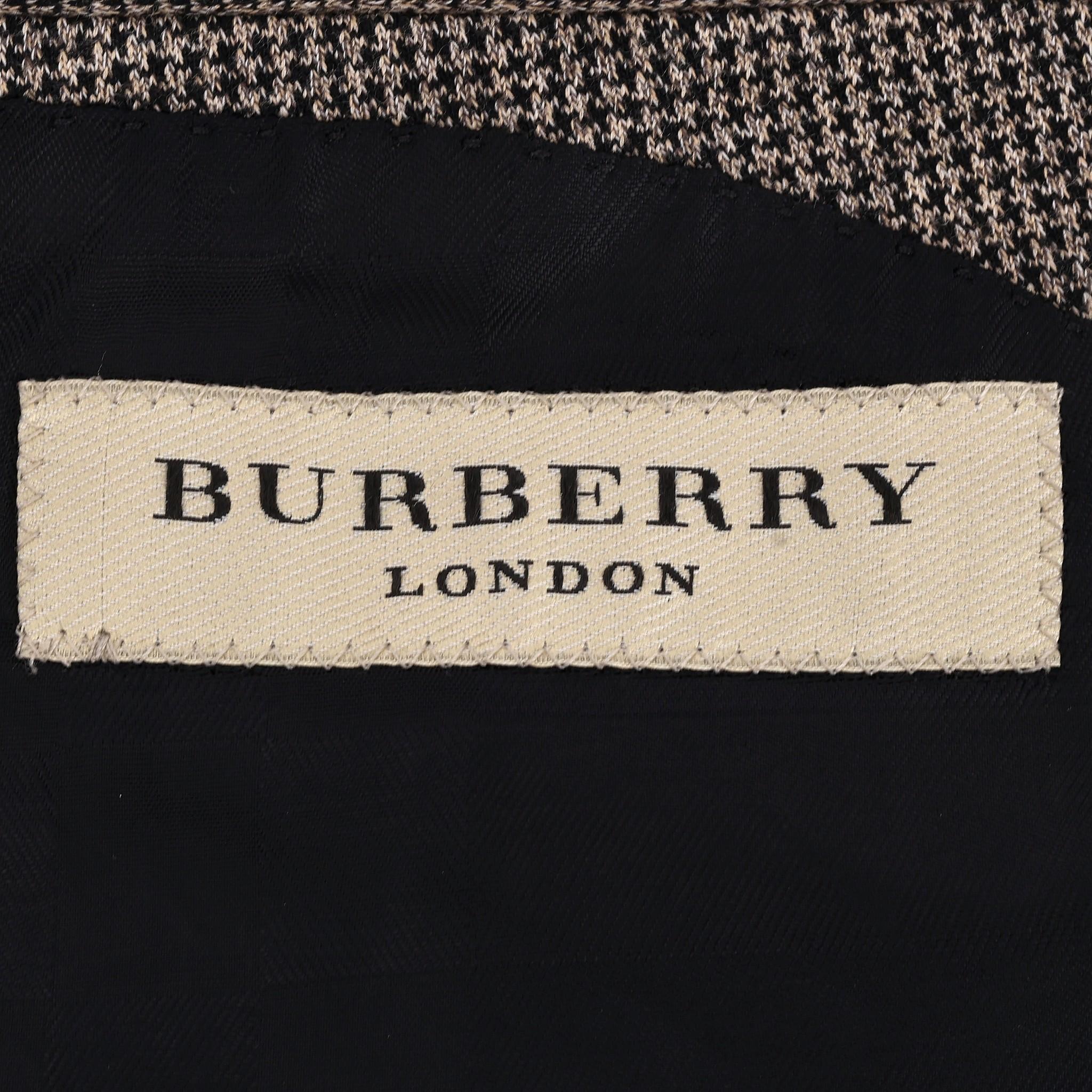 Burberry London Wool & Cotton Blend Jacket en venta 2