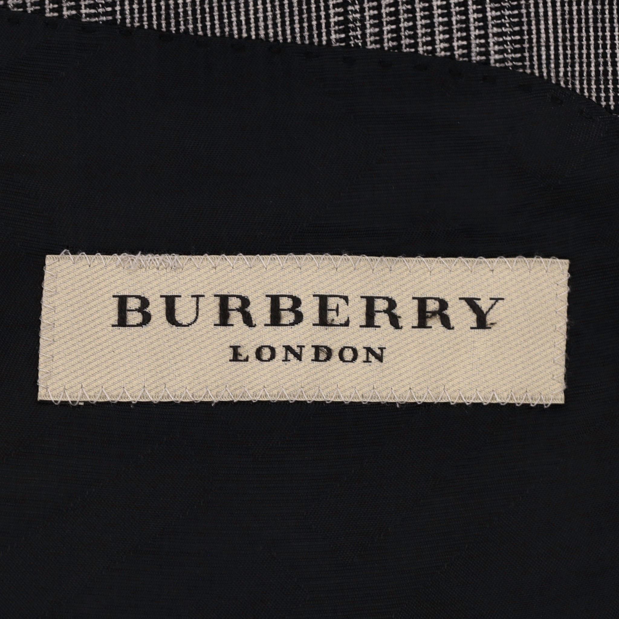 Burberry London Wool Checked Jacket For Sale 2