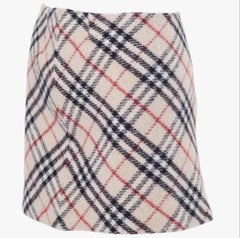 Burberry London Wool Mini Skirt - '00s