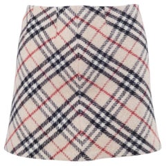 Burberry London Wool Mini Skirt