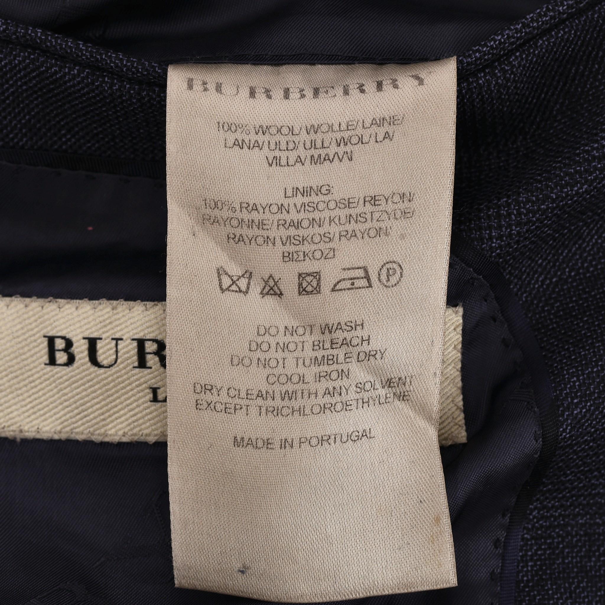 Burberry London Wool Suit Jacket For Sale 4