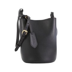 Burberry Lorne Bucket Bag Leather Small