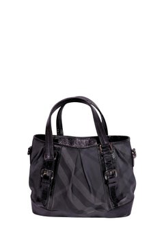 Burberry Lowry Beat Check Nylon-Tragetasche
