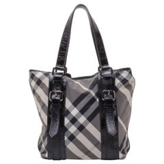 Burberry Lowry Check Tote and Wallet
