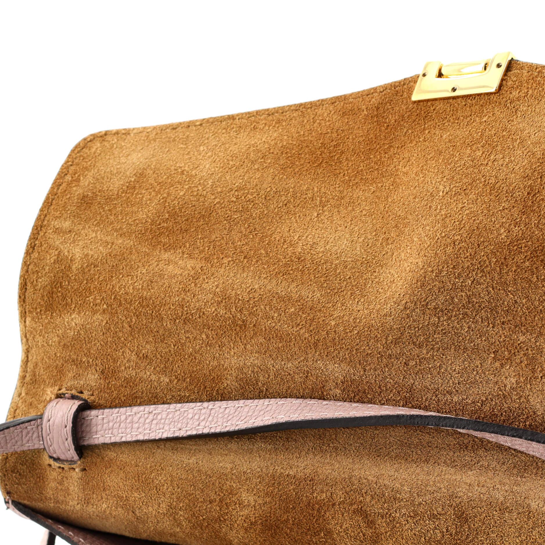 Burberry Macken Crossbody Bag Leather and House Check Canvas Small at 1stDibs