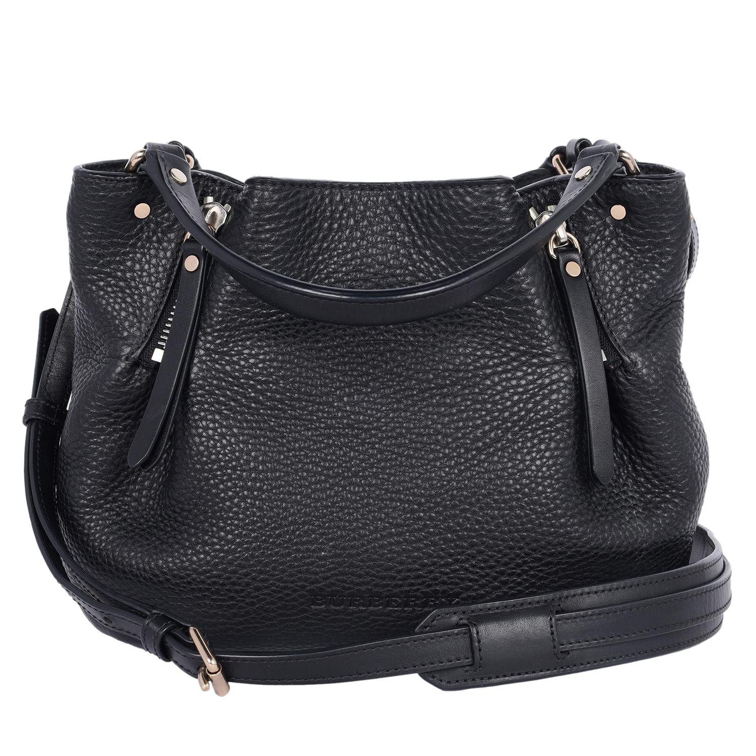 Burberry Maidstone Leather Crossbody Bag Black 6