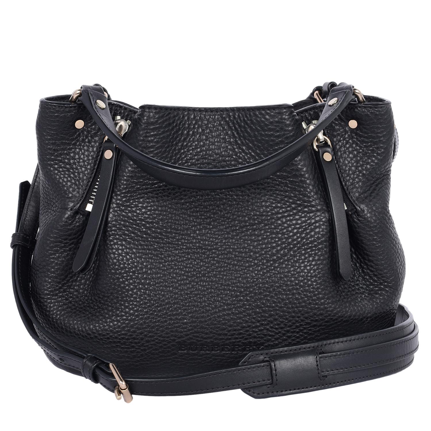 Burberry Maidstone Leather Crossbody Bag Black 7