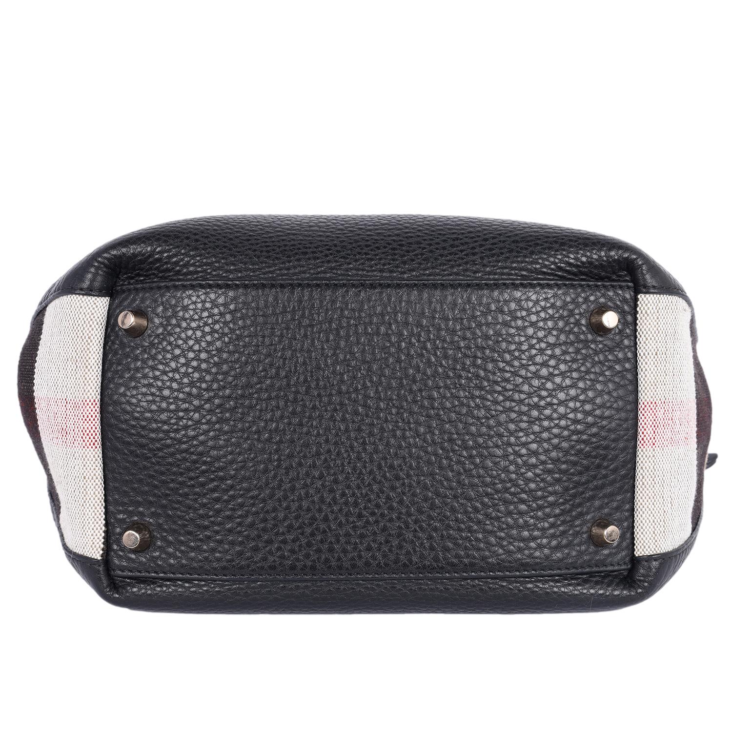Burberry Maidstone Leather Crossbody Bag Black 8