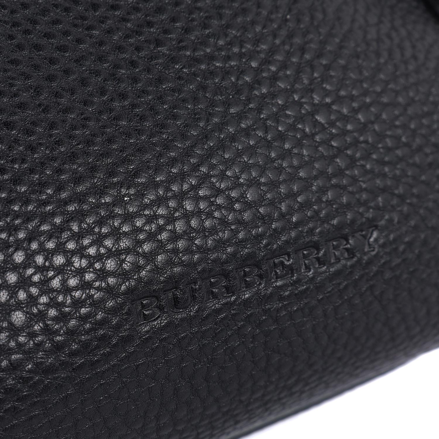 Burberry Maidstone Leather Crossbody Bag Black 11