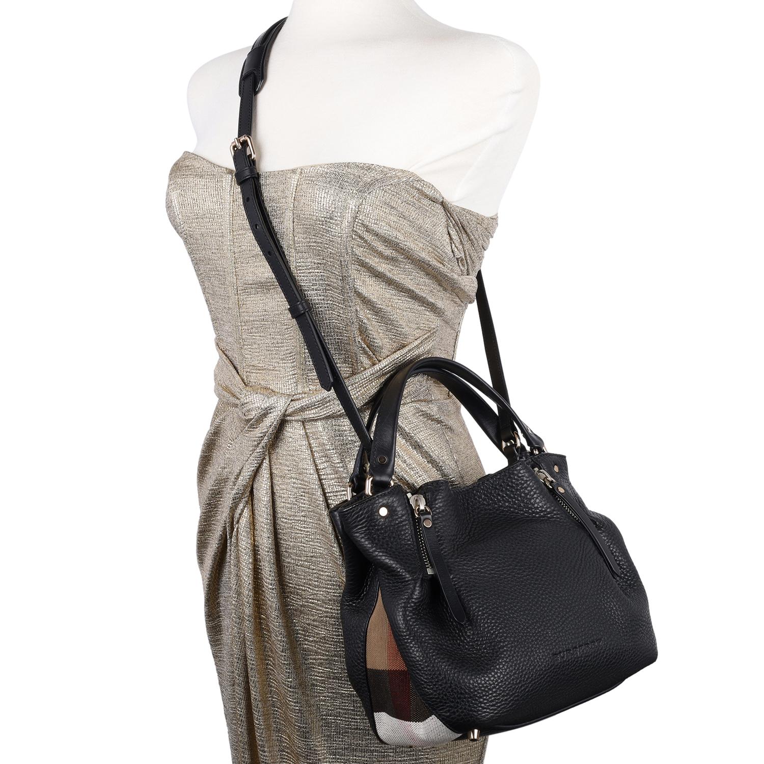 Burberry Maidstone Leather Crossbody Bag Black In Good Condition In Salt Lake Cty, UT