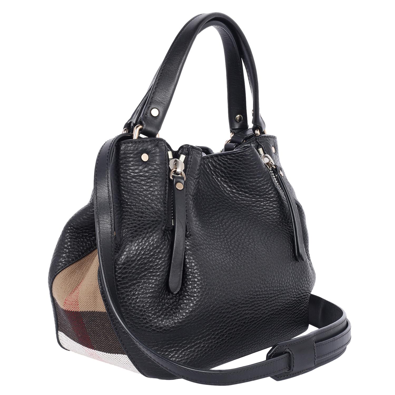 Burberry Maidstone Leather Crossbody Bag Black 4