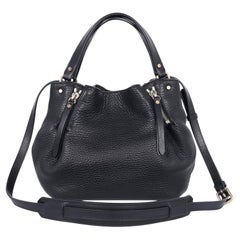 Burberry Maidstone Leather Crossbody Bag Black