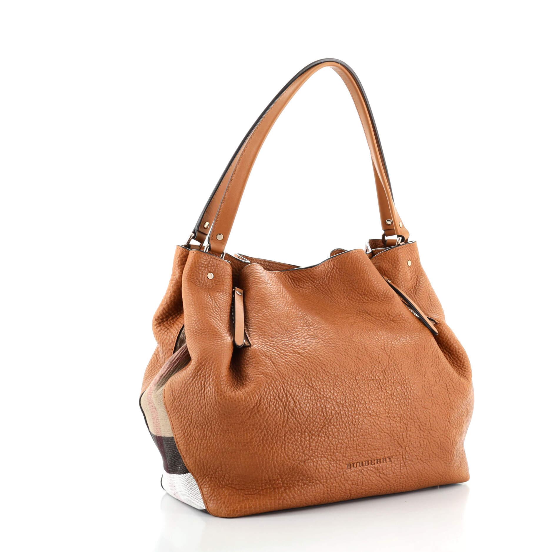 Burberry maidstone top leather tote