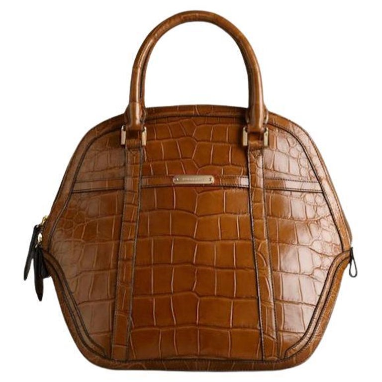 BURBERRY Medium ORCHARD bag in Alligator Amber RP £25000 Made in Italy For  Sale at 1stDibs | burberry made in italy, burberry alligator bag