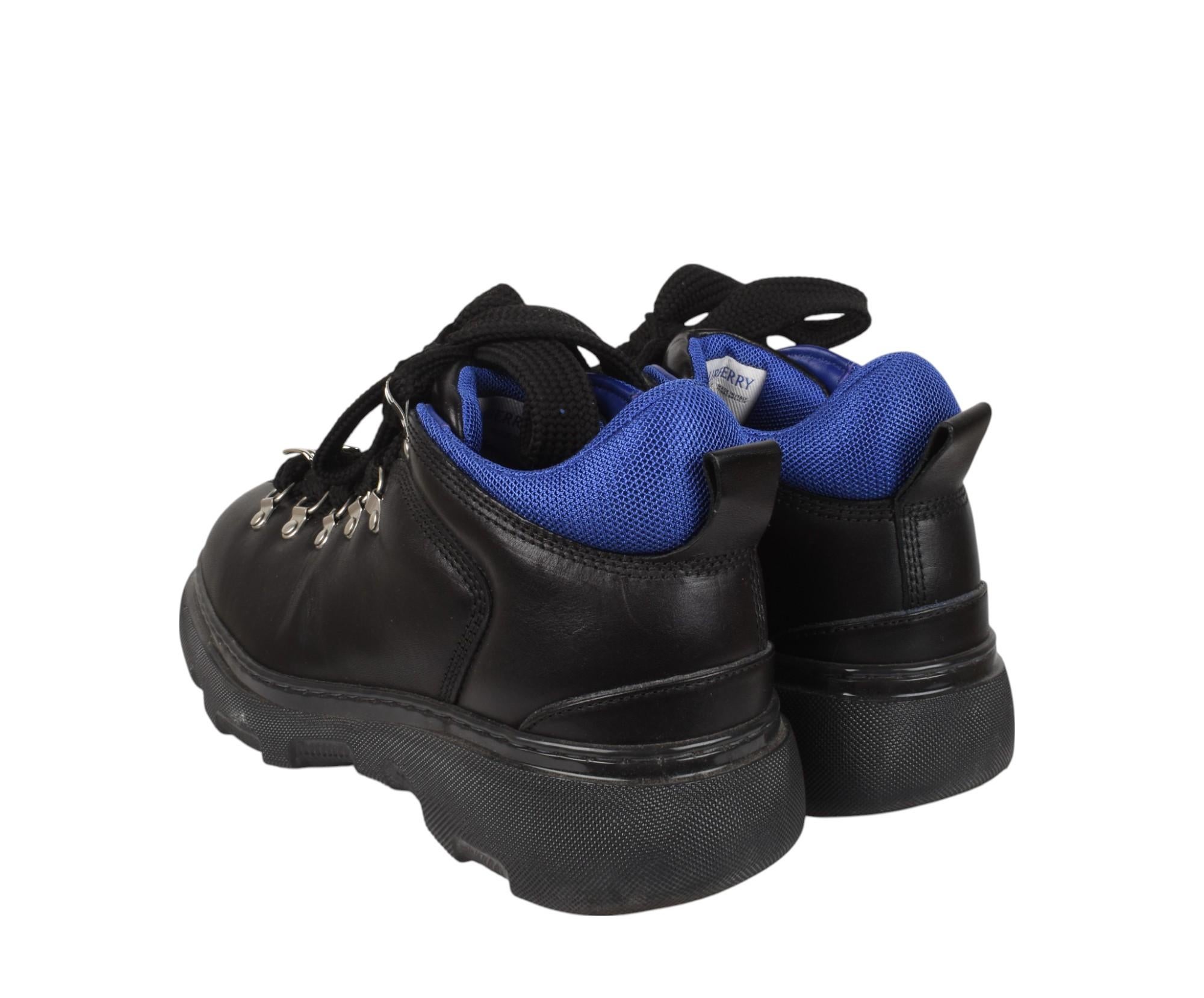 Noir Burberry Chaussures Hommes Bottes Taille EUR42, USA 8 ½, UK 7 ½, S1461 en vente