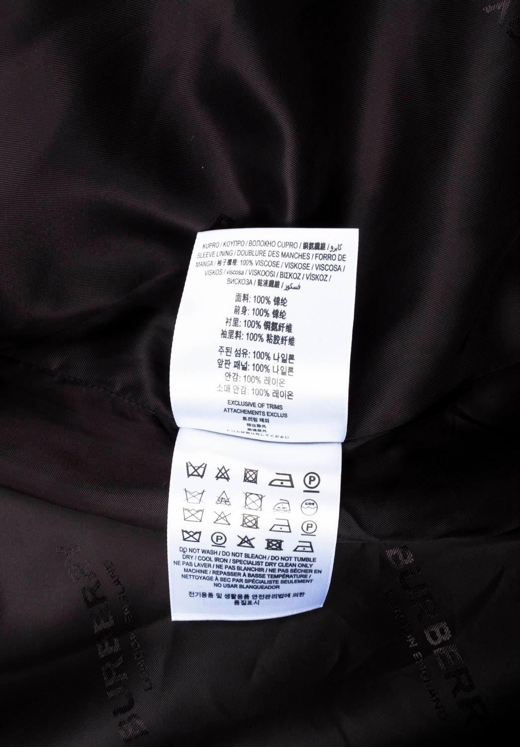 Burberry Men Coat Check Trench Coat Current Size ITA48 – M/L, S1259 For Sale 6