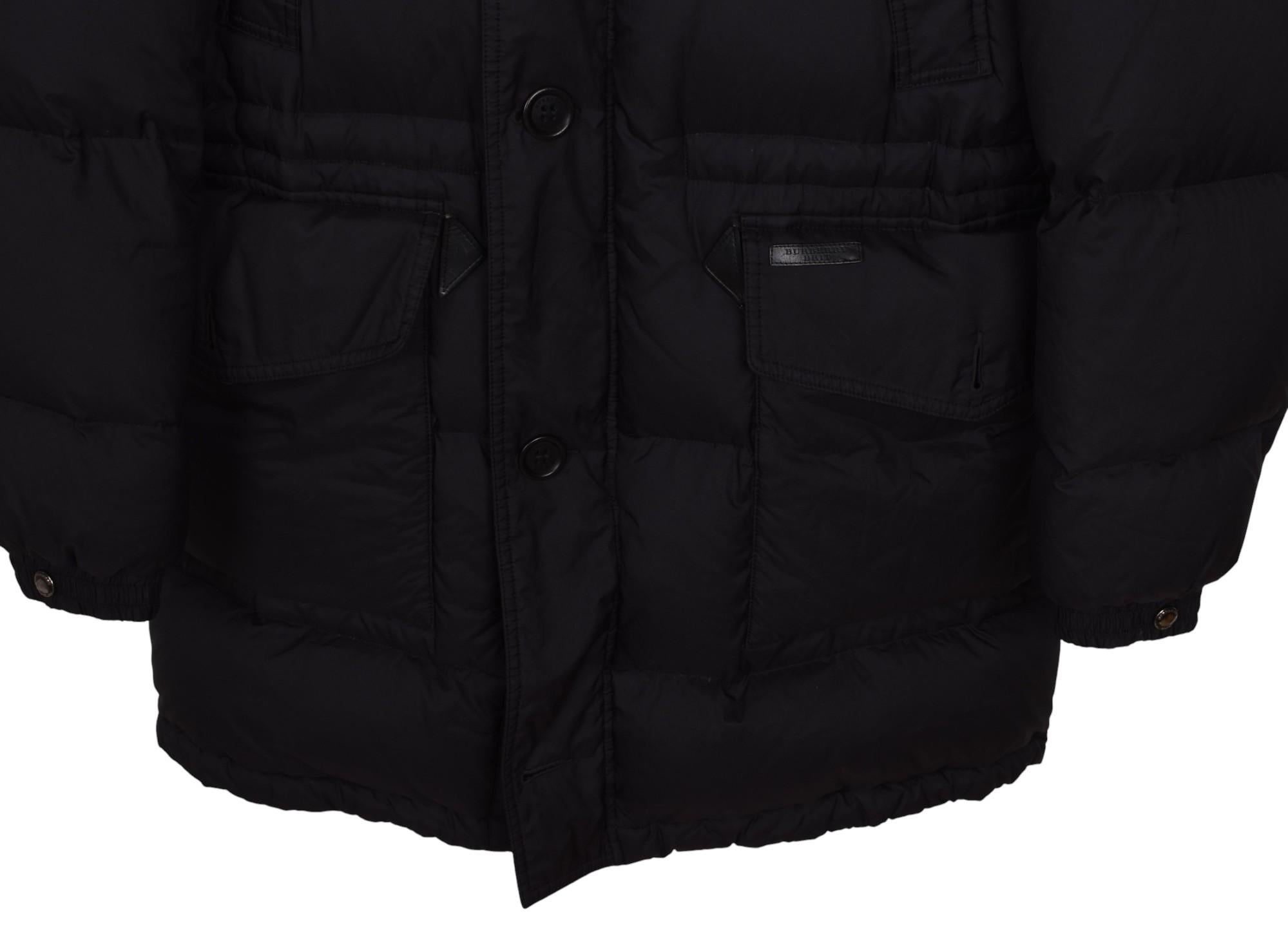 Burberry Herrenmantel Daunenjacke mit Kapuze Größe L, S1548 im Angebot 3