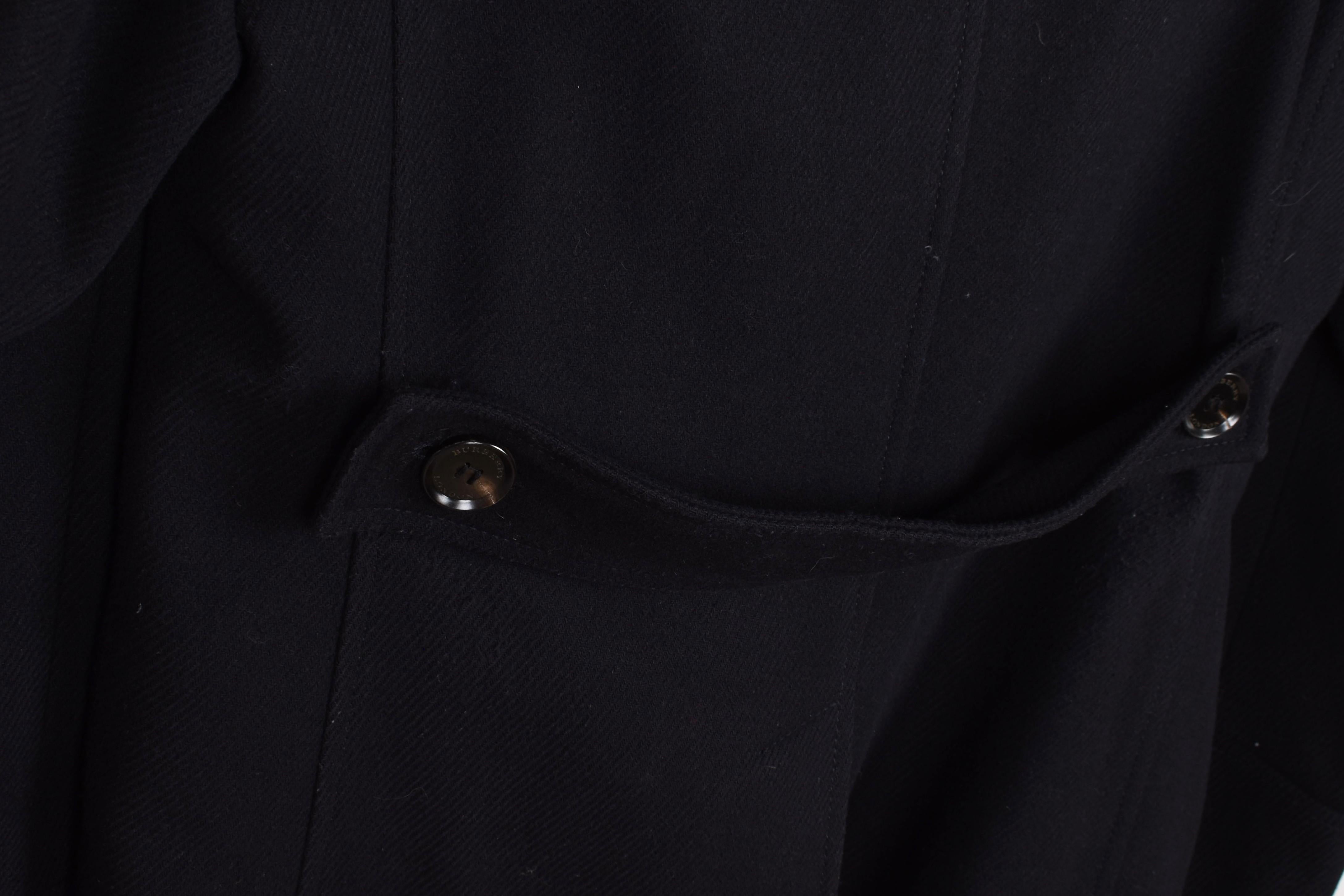 Burberry Herrenmantel Peacoat Größe IT50/Groß, S1604 im Angebot 3