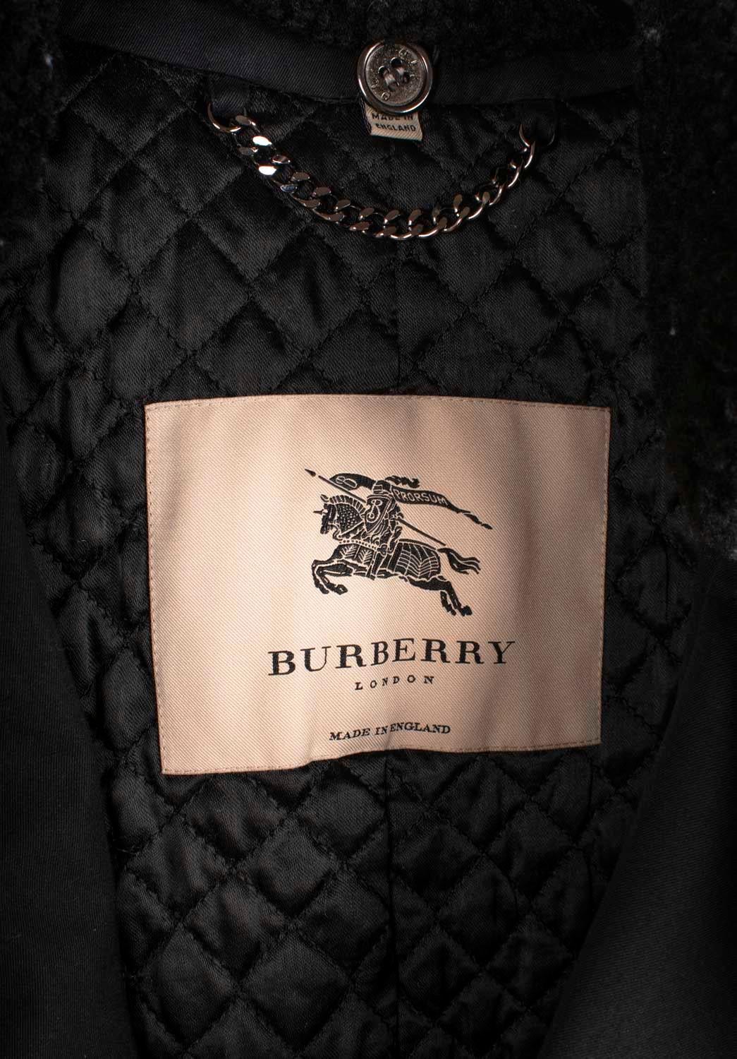 Burberry Men Coat Trench Heavy Size L en vente 7