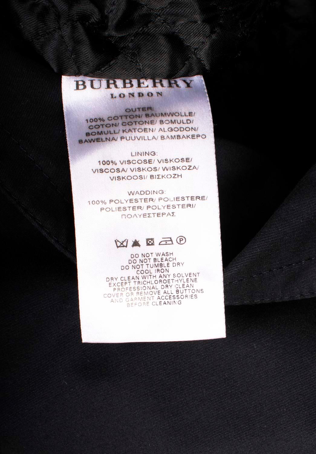 Burberry Men Coat Trench Heavy Size L en vente 9