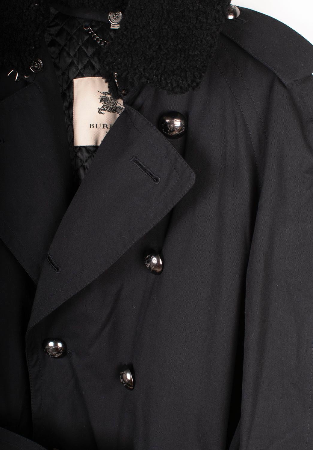 Burberry Men Coat Trench Heavy Size L Pour hommes en vente