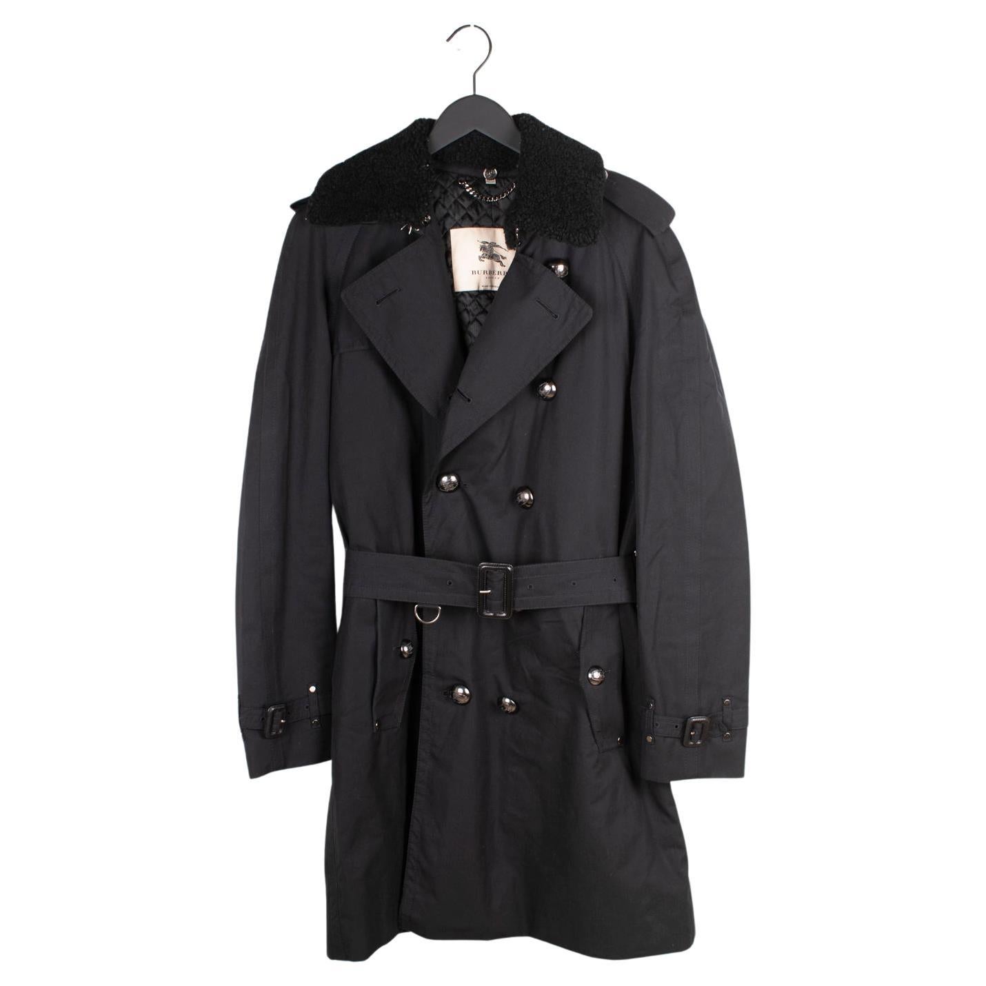 Burberry Men Coat Trench Heavy Size L