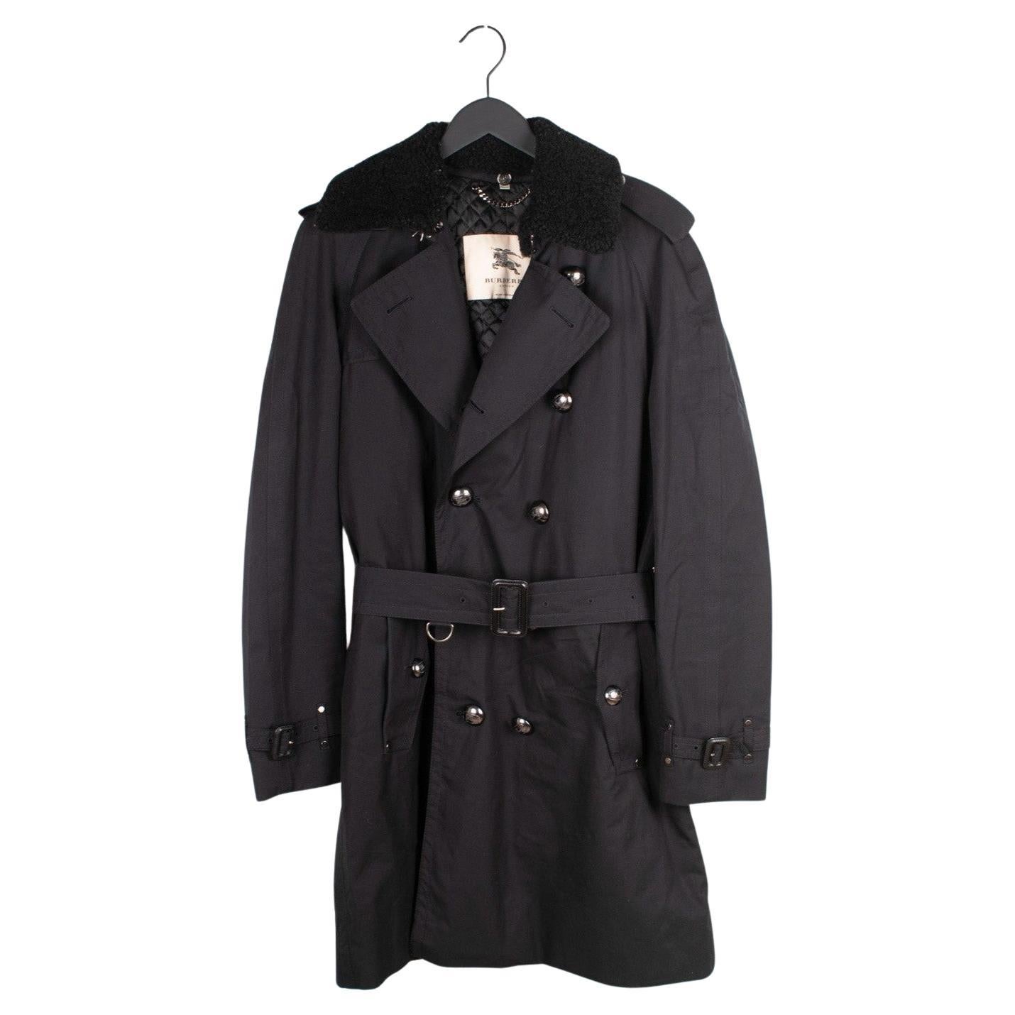 Burberry Men Coat Trench Heavy Size L im Angebot